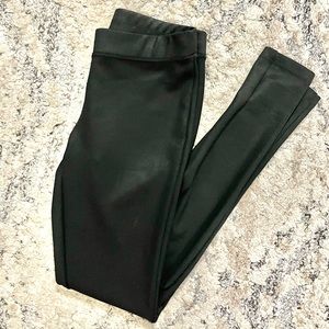 Express matte leather leggings xs